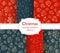 Christmas seamless pattern luxury collection Snowflake Christmas tree ball toy sweet candy New Year Christmas holiday background