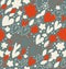 Christmas seamless pattern with many cute details. Hand drawn doodle background with hearts and flowers. Ornate damask texture