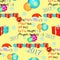 Christmas seamless pattern programming code on a yellow background. vector illustration