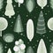 Christmas seamless pattern. Season greeting digital paper. Winter Xmas holidays.