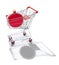 Christmas Shopping Cart Trolly