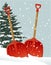 Christmas shovels