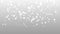 Christmas silver background with snowflakes falling snow holiday xmas with stars