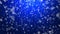 Christmas silver Blue loop background with snowflakes and decent blue Merry Christmas