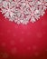 Christmas silver glittering snowflakes background