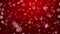 Christmas silver Red loop background with snowflakes and decent blue Merry Christmas