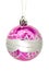 Christmas single pink decoration ball