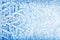 Christmas snow background, snowflake border