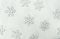 Christmas Snow Flakes Silhouette Pattern on Snowy White Background Powdered with Flour. New Year Holiday Greeting Card.Baking