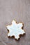 Christmas snowflake cookie