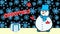 Christmas snowmen and sale blue snow