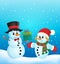 Christmas snowmen theme image 2