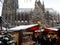 Christmas in snowy Cologne, Germany. Christmas markets.