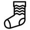 Christmas, sock, stocking Isolated Vector icon which can easily modify or edit
