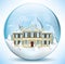 Christmas sphere with house