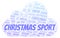 Christmas Sport word cloud