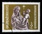 Christmas stamp printed by Austria, shows Virgin and Child