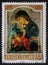 Christmas stamp printed in Yugoslavia shows Madonna and Child