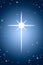 Christmas Star on Gradient Background