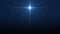 Christmas star of the Nativity of Bethlehem, Nativity of Jesus Christ. Background of the beautiful dark blue starry sky and bright