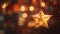 a Christmas star\\\'s joy and significance, with its warm glow leading to a joyful scene of celebration and camaraderie