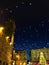 Christmas and stars in Macerata, Italy