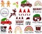 Christmas Svg bundle - gnomes, old vintage truck, mistletoe, buffalo plaid reindeer, gingerbread, rainbow. Christmas clipart