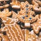 Christmas sweets. Traditional homemade handmade Czech sweets - Gingerbreads.