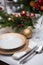 Christmas tableware