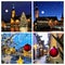 Christmas Tallinn Winter Estonia Tallinn Old town Lifestyle, people and street panorama , Holiday travel to Europe Baltic state  s