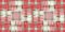 Christmas tartan background border. Traditional plaid for seasonal holiday texture effect. Seamless winter red and green