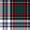 Christmas tartan check plaid pattern vector in navy blue, red, green, yellow, white. Seamless herringbone multicolored large plaid