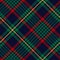 Christmas tartan plaid pattern in red, green, yellow, dark blue. Seamless New Year herringbone textured check plaid.