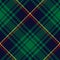 Christmas tartan plaid pattern in red, green, yellow, navy blue. Seamless check graphic vector for winter flannel shirt, scarf.