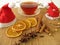 Christmas tea with spices
