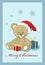 Christmas teddy bear