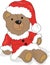 Christmas teddy bear