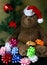 Christmas Teddy Bear Wearing Santa\'s Hat