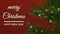 Christmas Theme -  HD video animation of Christmas motion background, with rotating trees,  falling snow and white color text `mer
