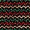 Christmas themed red, green and gold chevron pattern