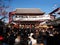 Christmas time in a temple in Asakusa