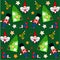 Christmas toys seamless pattern - vector