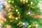 Christmas tree bokeh background