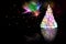 Christmas tree - color - and fireworks