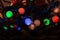 Christmas Tree colour baubles