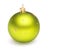 Christmas tree decoration green ball