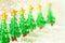 Christmas Tree Decoration on Snow, Xmas Trees Toys