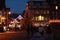 Christmas tree and decorations in Windsor, England