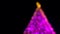 Christmas tree defocused background