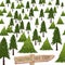 Christmas tree farm vector illustration.